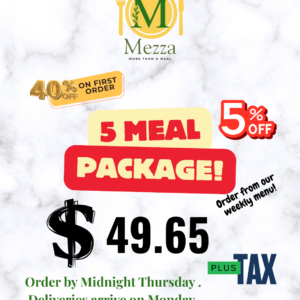 5 Meal Package