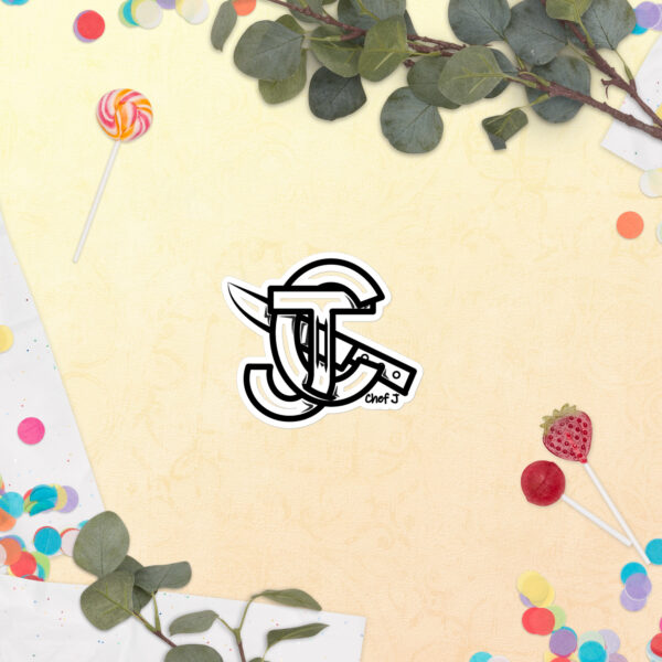 Chef J Vinyl Sticker — Stick Flavor Anywhere